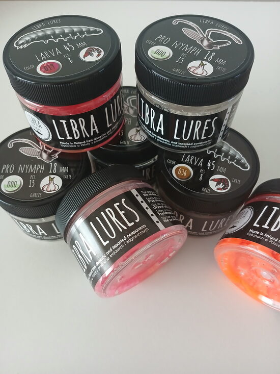 Libra Lures, Trout series, Goliath, Larva, Kukolka, Largo XXL, Largo Slim